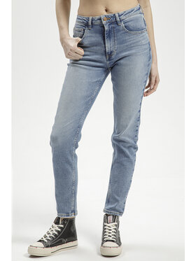 Cross Jeans Cross Jeans Jeansy P 509-012 Niebieski Mom Fit