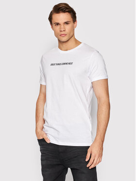Brave Soul Brave Soul T-Shirt MTS-568GREAT Biały Regular Fit