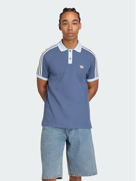 adidas adidas Polo 163931 Niebieski jasny Loose Fit