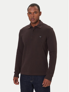 Emporio Armani Underwear Emporio Armani Underwear Polo EM002200 AF14982 U6031 Brązowy Regular Fit