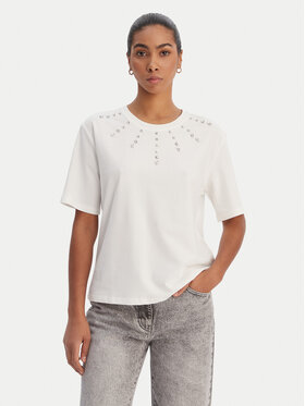 Morgan Morgan T-Shirt 261-DOURRA Λευκό Straight Fit