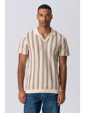 TeeShoppen TeeShoppen Sweter 'Basic Collection' Beżowy Regular Fit