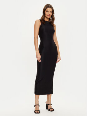 Guess Guess Úpletové šaty W4YK0J KCDE0 Černá Slim Fit