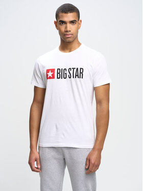 BIG STAR BIG STAR T-Shirt quado_101 Biały Basic Fit