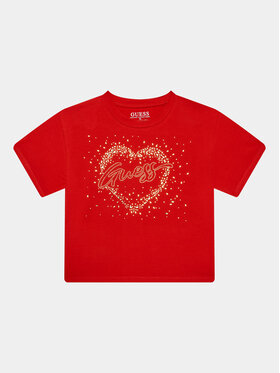 Guess Guess T-Shirt J3BI06 J1314 Rot Regular Fit