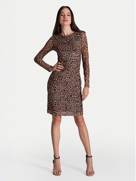 Swing Swing Rochie cocktail 5AI17600 Bej Slim Fit