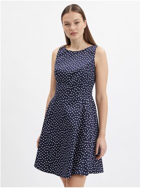 Orsay Orsay Sukienka 471710526000__36 Granatowy Regular Fit