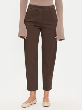 United Colors Of Benetton United Colors Of Benetton Pantaloni din material 4GD7DF06U Maro Regular Fit