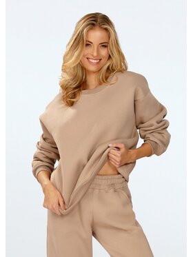 DKaren Sport DKaren Sport Bluza Rehema Beżowy Relaxed Fit