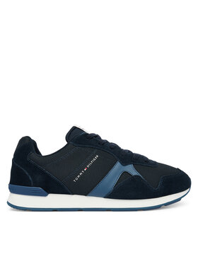 Tommy Hilfiger Tommy Hilfiger Sneakersy Runner Icon Mix FM0FM05679 Granatowy