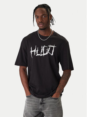 HUGO HUGO T-Shirt Namerix 50554350 Černá Regular Fit