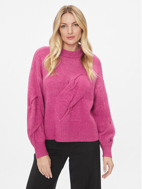 YAS YAS Πουλόβερ 26031213 Ροζ Regular Fit