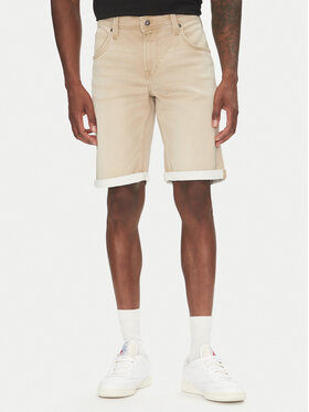 Mustang Mustang Jeansshorts Chicago Z 1016351 Beige Slim Fit