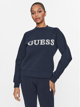 Guess Guess Суитшърт V3BQ07 KBCK2 Тъмносин Regular Fit