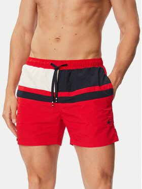 Beverly Hills Polo Club Beverly Hills Polo Club Badeshorts P-SS26M-SUNNY-0065 Rot Regular Fit