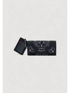 Desigual Desigual Μεγάλο Πορτοφόλι Γυναικείο MONE_POKER FACE MARIONA Μαύρο