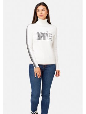 KRIMSON KLOVER KRIMSON KLOVER Sweter Annika Biały Regular Fit