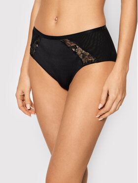 Esotiq Esotiq Klassischer Damenslip mit hoher Taille Anielle 39138 Schwarz