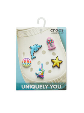 Crocs Crocs Accesorii pentru pantofi Jibbitz Girls Rule 5 Pack 10008410 Colorat