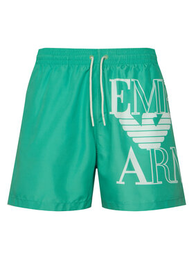 Emporio Armani Emporio Armani Szorty kąpielowe EM000583 AF20434 U7308 Zielony Regular Fit