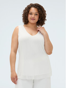 Fiorella Rubino Fiorella Rubino Top D013L000150N011 Biały Regular Fit