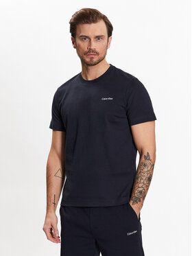 Calvin Klein Calvin Klein T-shirt Micro Logo K10K109894 Blu scuro Regular Fit