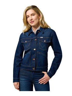 Wrangler Wrangler Giacca di jeans HERITAGE JACKET Blu Regular Fit