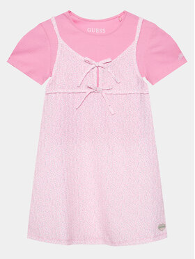 Guess Guess Kleid für den Alltag J4GK20 K8GF0 Rosa Regular Fit