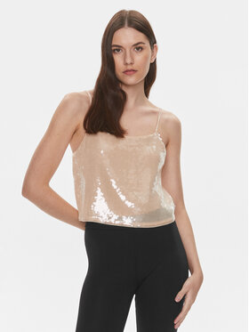 Calvin Klein Jeans Calvin Klein Jeans Top J20J222615 Bej Regular Fit