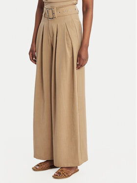 Eleh Eleh Palazzo bikses SS260099 Bēšs Wide Leg