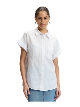 Lee Lee Koszula 112376977 Biały Relaxed Fit