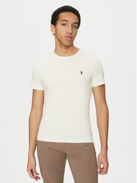 Polo Ralph Lauren Polo Ralph Lauren T-shirt 710671438421 Écru Slim Fit