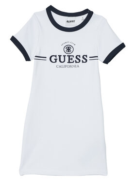 Guess Guess Ежедневна рокля J6GK26 KCQX1 Бял Slim Fit