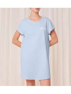 Triumph Triumph Koszula nocna Nightdresses NDK 02 X Niebieski Relaxed Fit
