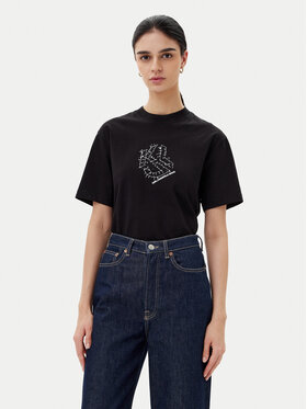Karl Lagerfeld Jeans Karl Lagerfeld Jeans T-shirt A2W17077 Crna Regular Fit