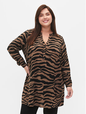 Zizzi Zizzi Туника M58955B Черен Regular Fit