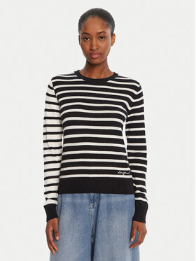 Desigual Desigual Sweater Bergen 25WWJF08 Fekete Regular Fit
