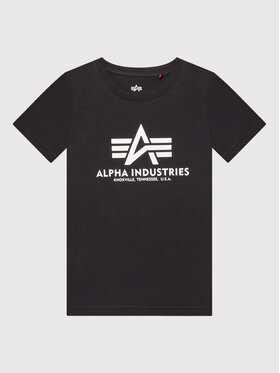 Alpha Industries Alpha Industries Póló Basic 196703 Fekete Regular Fit