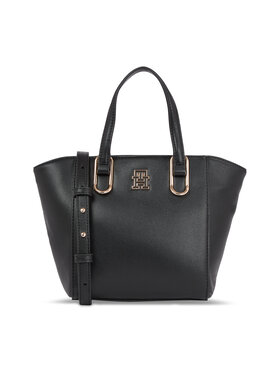 Tommy Hilfiger Tommy Hilfiger Rankinė Th Timeless Med Tote AW0AW15223 Juoda