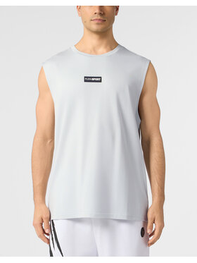 Plein Sport Plein Sport Tank top 31011 Niebieski jasny Regular Fit