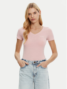Guess Guess Тишърт O5RI02 KBBU1 Розов Regular Fit