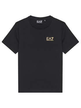 EA7 Emporio Armani EA7 Emporio Armani T-shirt 7B000020 AF10378 MC004 Crna Regular Fit