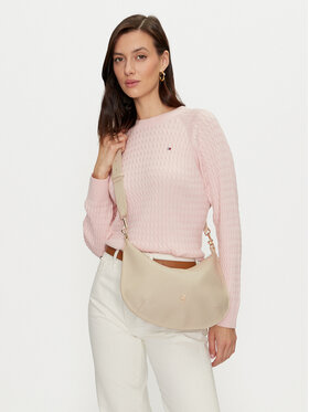 Tommy Hilfiger Ročna Torba Chic Shoulder Bag AW0AW16687 Bež