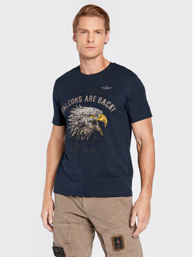 Aeronautica Militare Aeronautica Militare T-shirt 222TS2014J569 Blu scuro Regular Fit