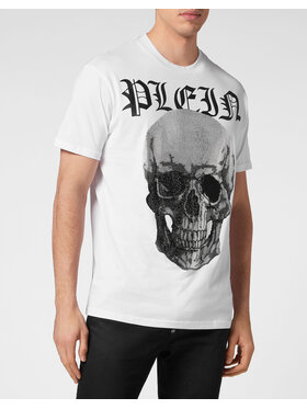 PHILIPP PLEIN PHILIPP PLEIN T-Shirt 785 Biały Regular Fit