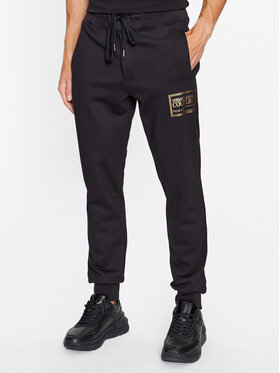 Versace Jeans Couture Versace Jeans Couture Spodnji del trenirke 75GAAT12 Črna Regular Fit