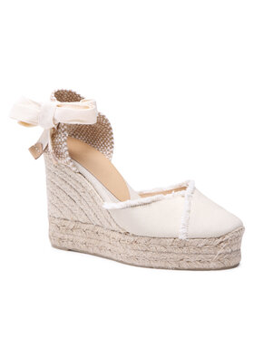Castañer Castañer Espadrilky Clarina/8ed/001 022997-203 Biela