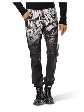 PHILIPP PLEIN PHILIPP PLEIN Pantaloni di tessuto 30792 Nero Straight Fit