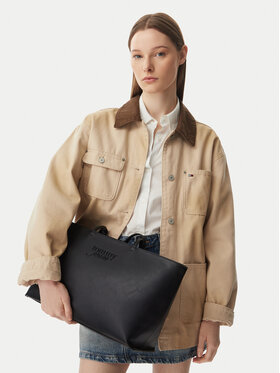 Tommy Jeans Tommy Jeans Geantă Tjw Must Tote AW0AW18772 Negru