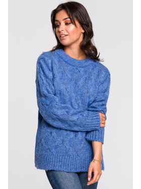 BeWear BeWear Sveter bk038 Modrá Comfortable Fit